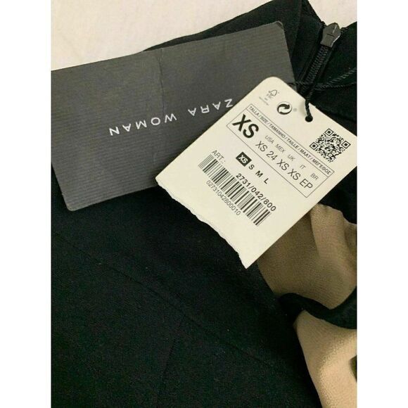 Zara Womens New Black Lace Long Tank Jumpsuit Xs 2731/042/800 - Picture 9 of 12